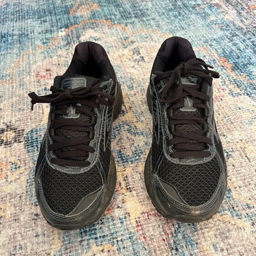 Brooks Adrenaline GTS 15 Black Sneaker Shoes Size-6.5